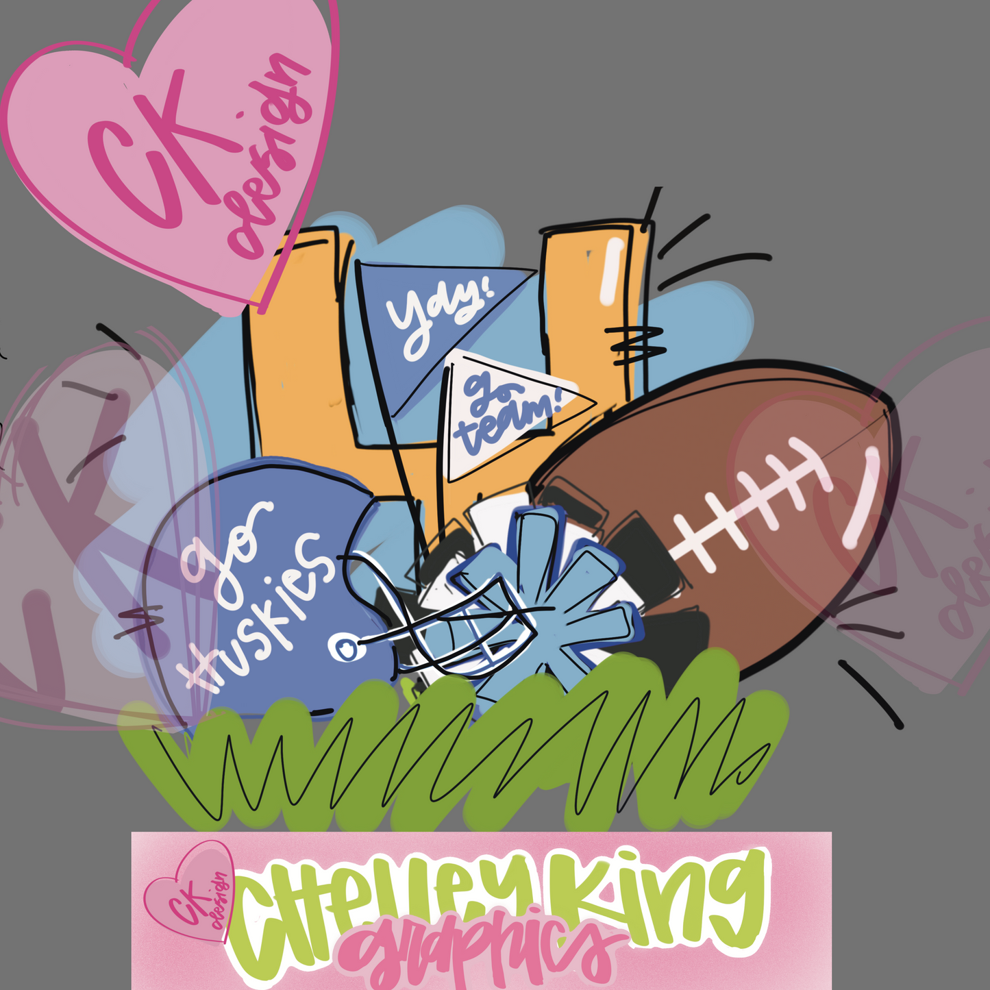 Hand lettered light blue and white Huskies word art instant digital download PNG for DTG
instant digital download cute bright clipart sublimation design file boutique
PNG's are 300dpi and are sent as finished files and are not for editing.
