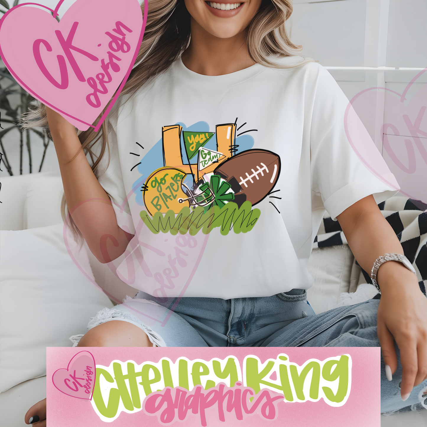 Adorable state, team or any name, hand drawn and lettered, with your choice of hand lettering and colors. In our customized box, please put your state, your city or team, and colors you would like. If possible, please put the hex codes of each color. Choose your size. Need help or bulk? Need just the dtf prints? Please email me at chelley@chelleyking.com
Please state your color tshirt in the comments box with your other specifications. Gildan heavy cotton tshirt