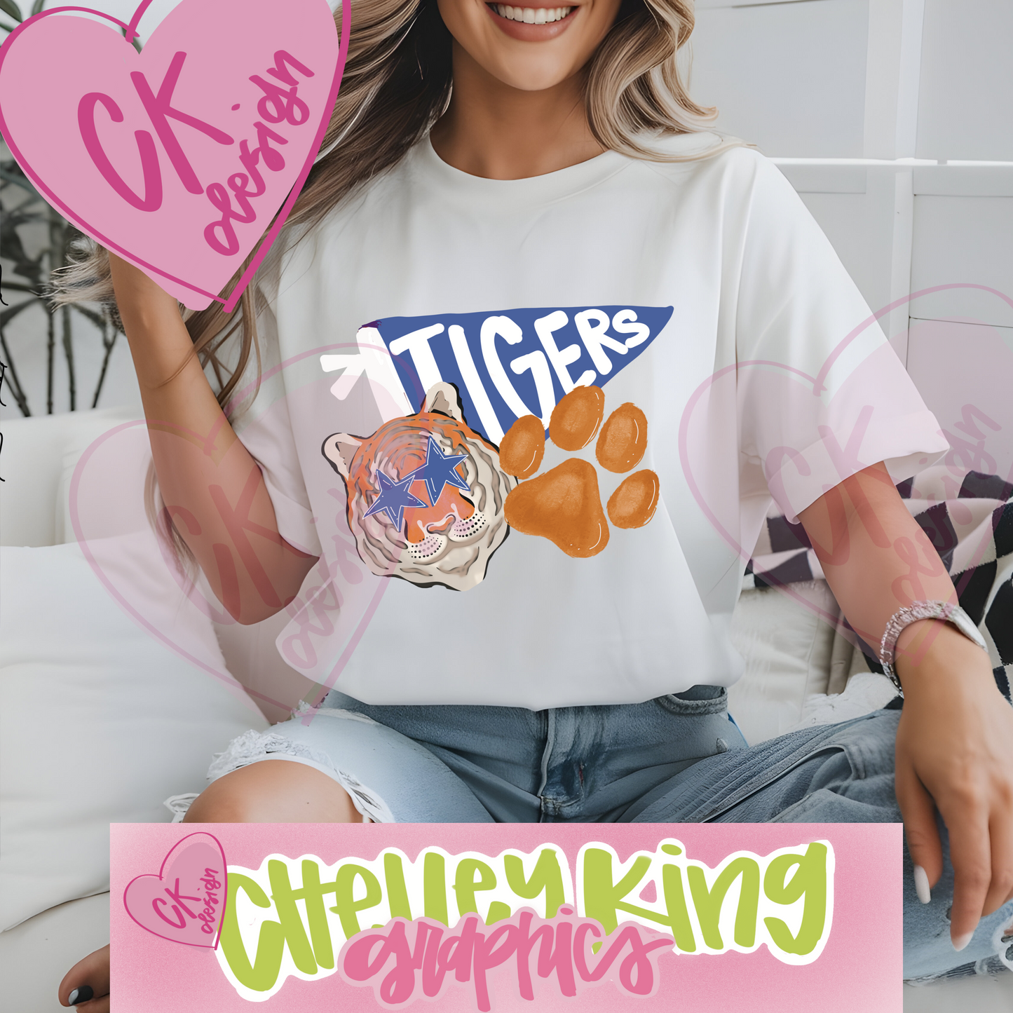 Adorable state, team or any name, hand drawn and lettered, with your choice of hand lettering and colors. In our customized box, please put your state, your city or team, and colors you would like. If possible, please put the hex codes of each color. Choose your size. Need help or bulk? Need just the dtf prints? Please email me at chelley@chelleyking.com
Please state your color tshirt in the comments box with your other specifications.