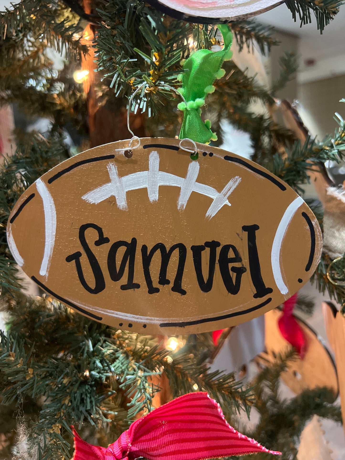 Football Ball Ornament