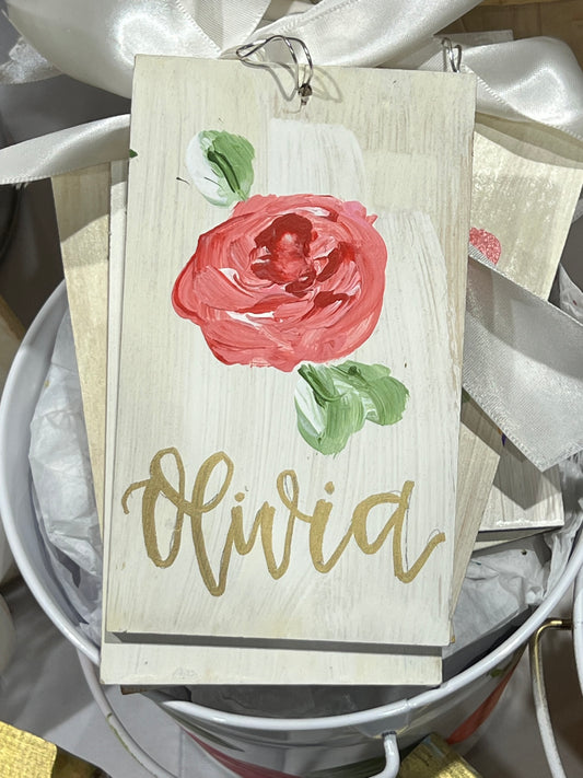 3x6 Rectangle Rose