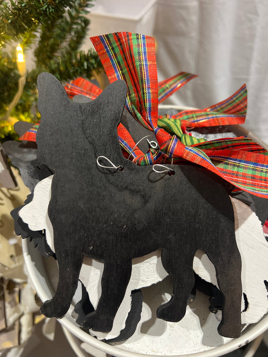 Frenchie French Bulldog Dog Ornament