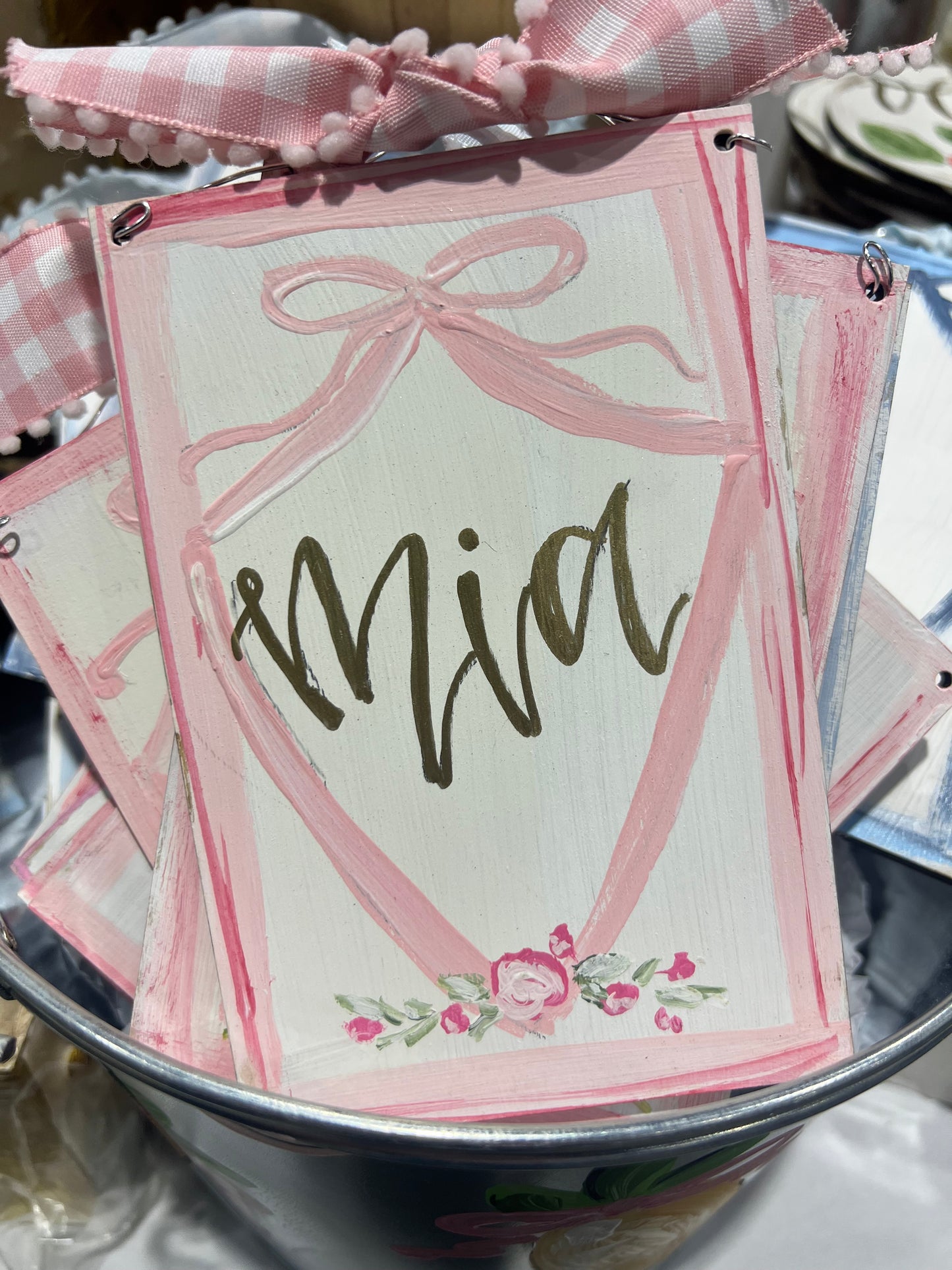 Rectangle Crest Plaque Ornament