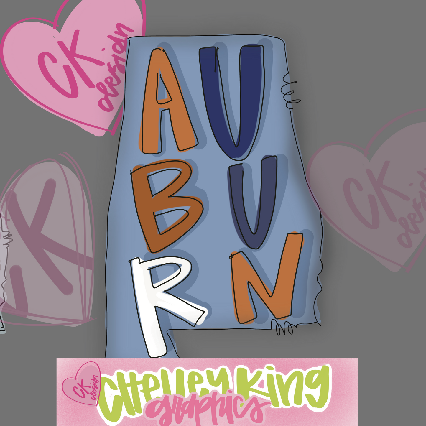 Alabama state Auburn orange and blue team spirit hand lettered instant digital download PNG for DTG&nbsp;for DTG&nbsp; perfect for all of your print needs!&nbsp; Images are 300 dpi and are made for dtg for all of your shirts, cups, bags, mugs, wall art etc.