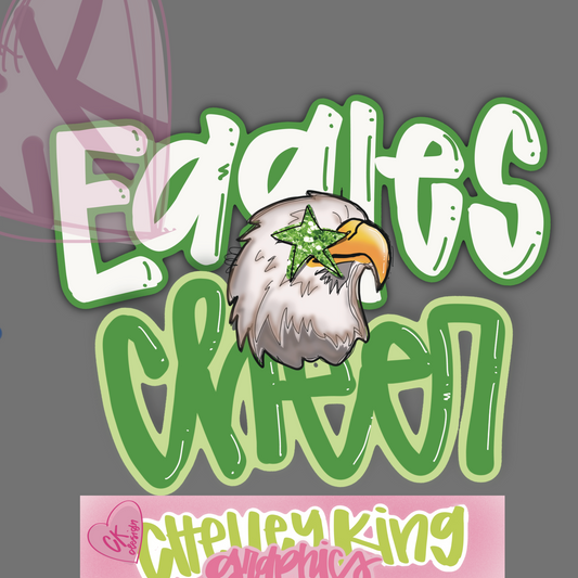 Custom cheer football, soccer, baseball etc. lettered word art mascot, school, team or more! dtg png design!:) 