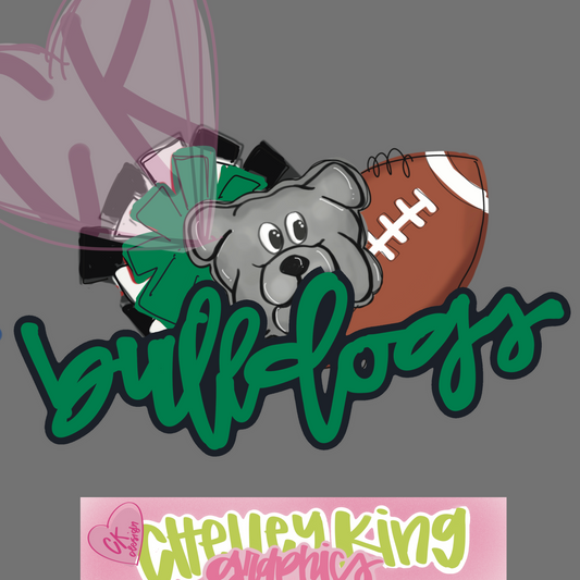 Custom cheer football lettered word art mascot, school, team or more! dtg png design!:)