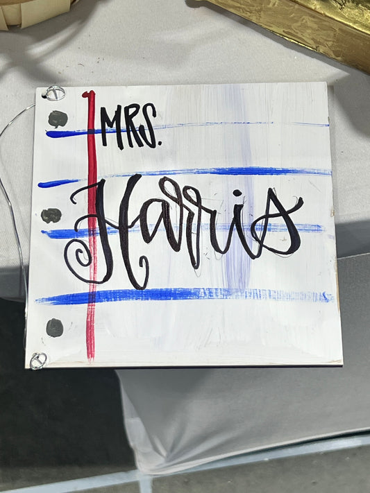 White Notebook Paper