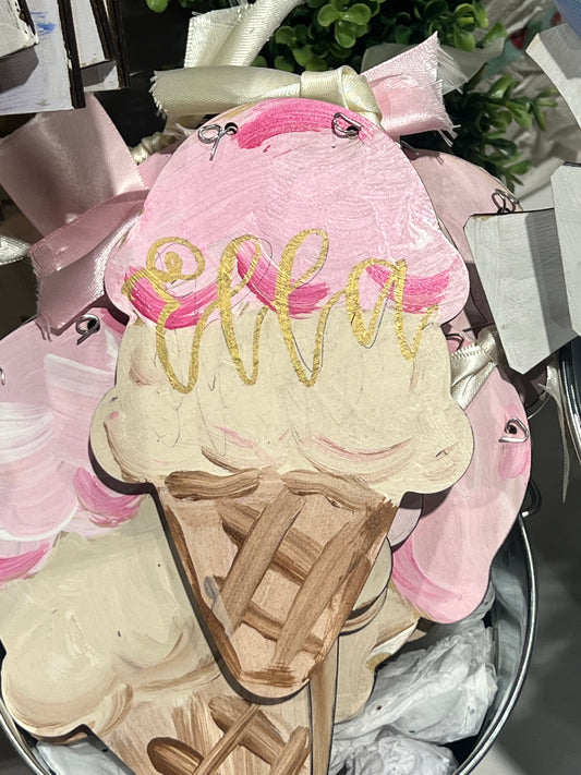 Pink Icecream Cone