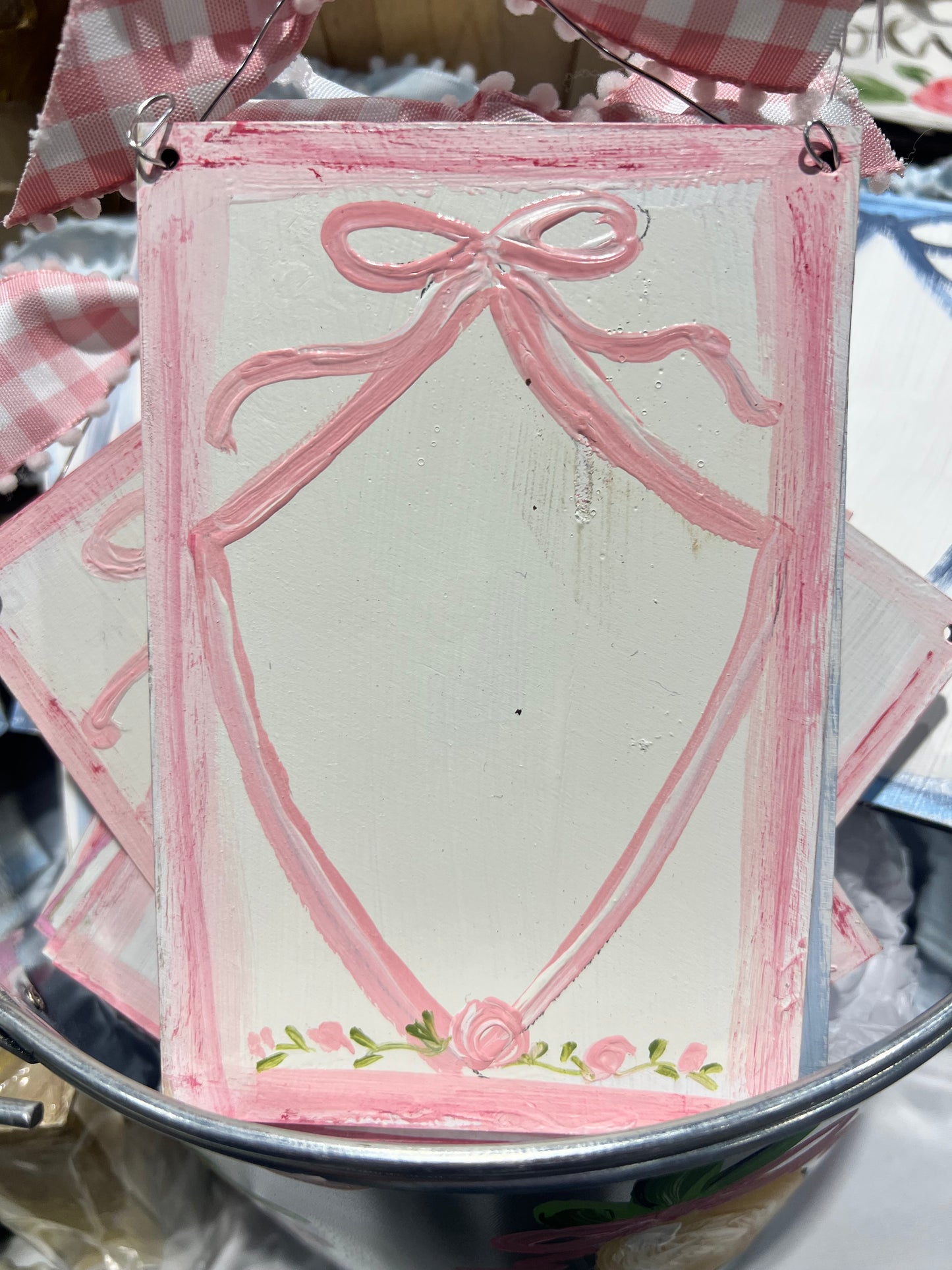 Rectangle Crest Plaque Ornament