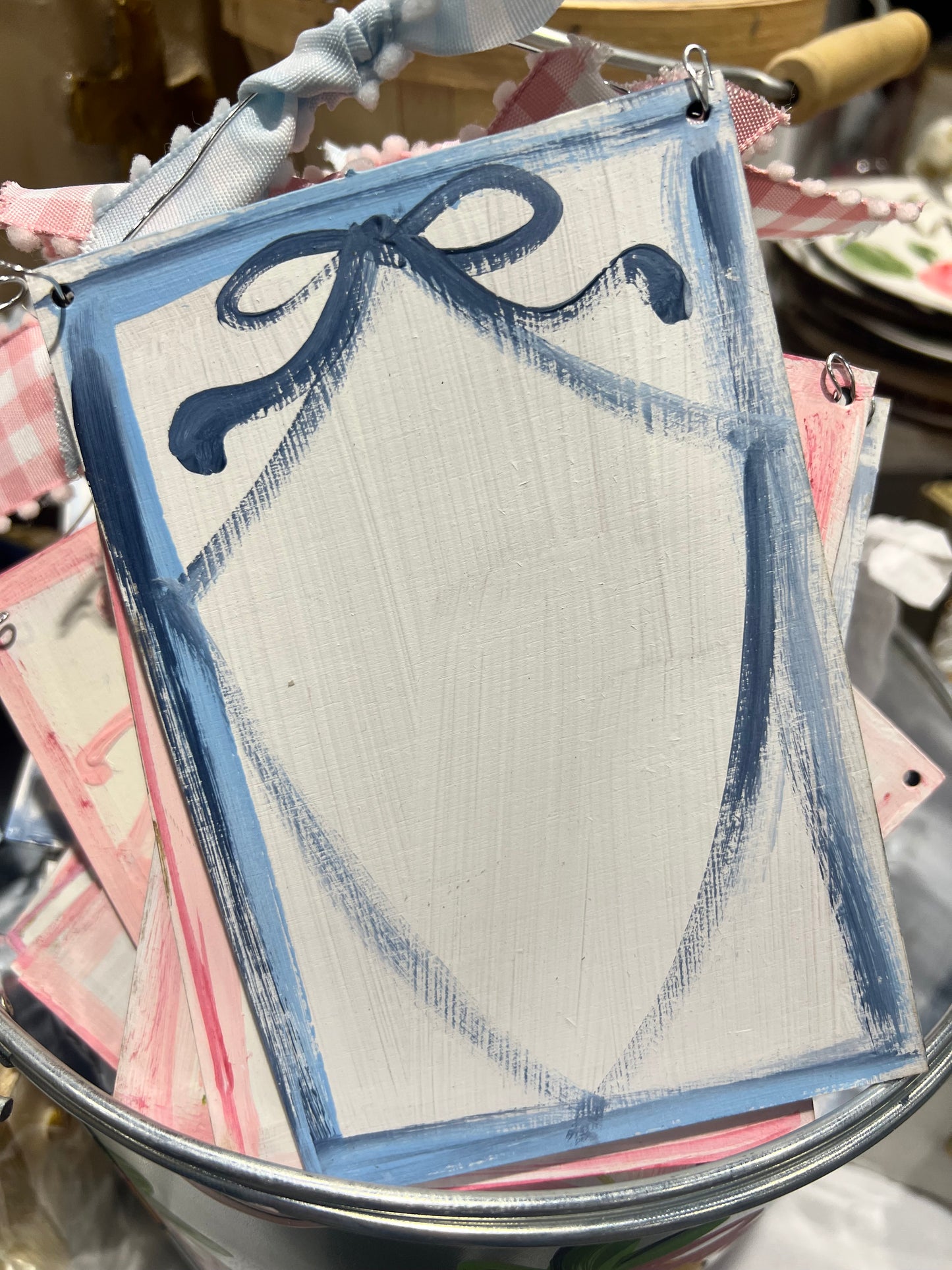 Rectangle Crest Plaque Ornament