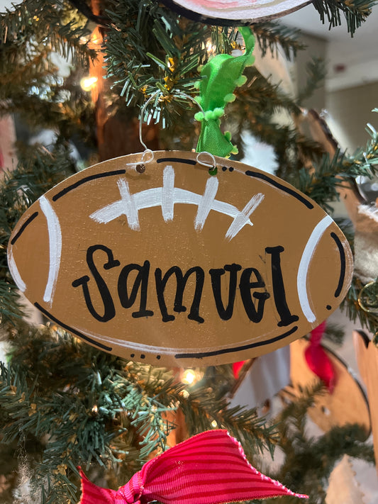 Football Ball Ornament