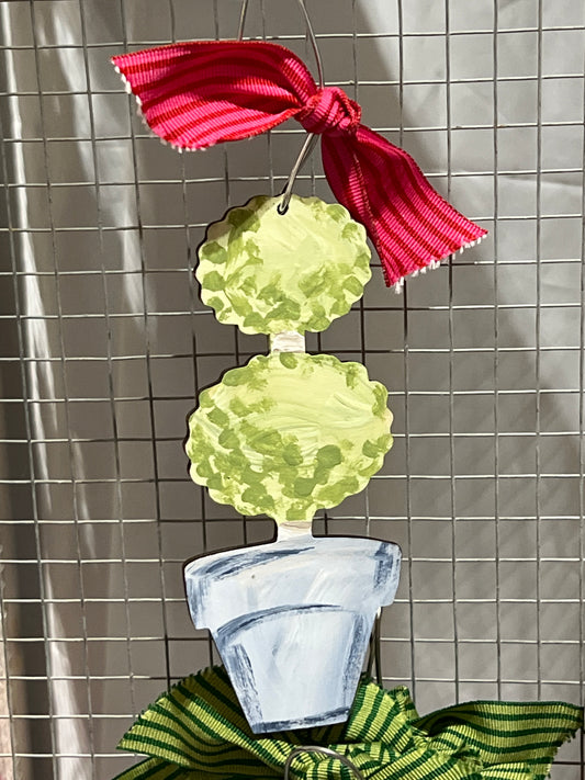 Topiary Christmas Ornament