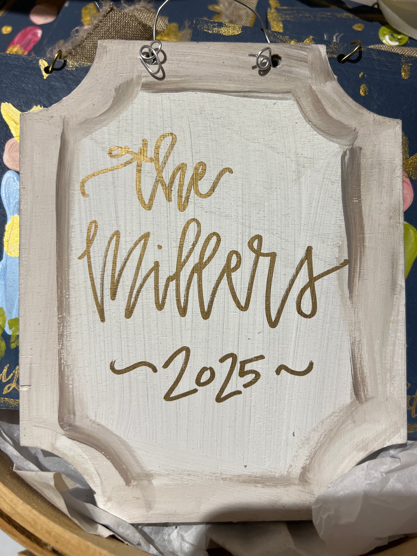 Rectangle Crest Plaque 2 Ornament