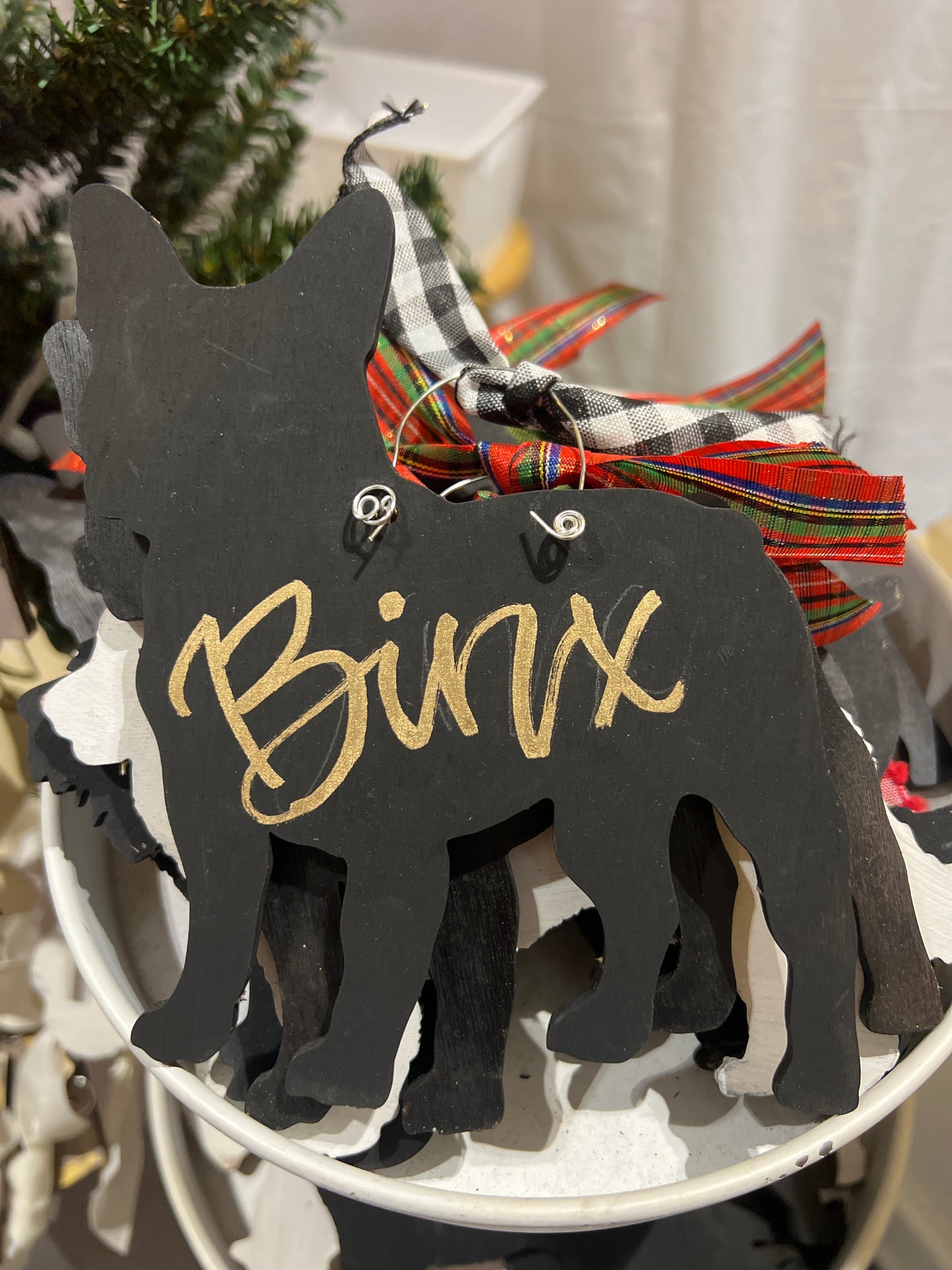 Frenchie French Bulldog Dog Ornament