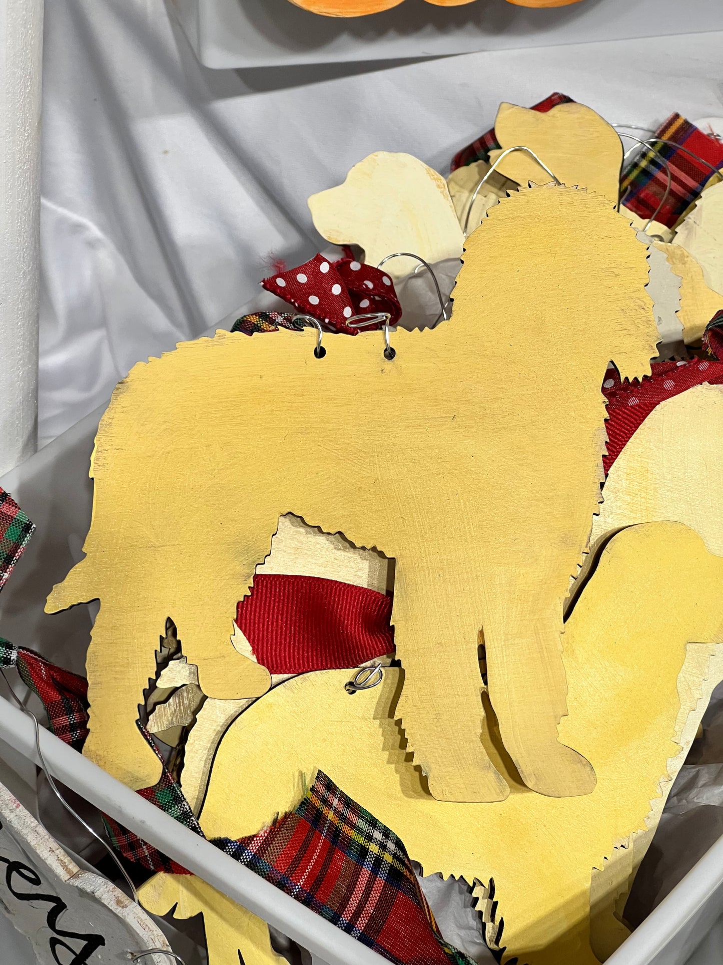 Golden Doodle Dog Ornament