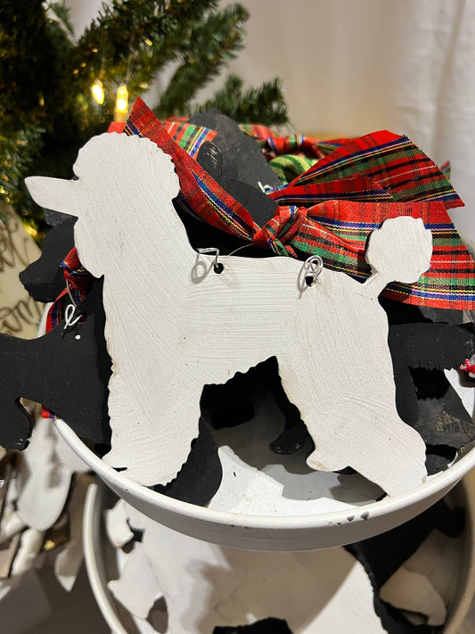 Poodle Dog Ornament