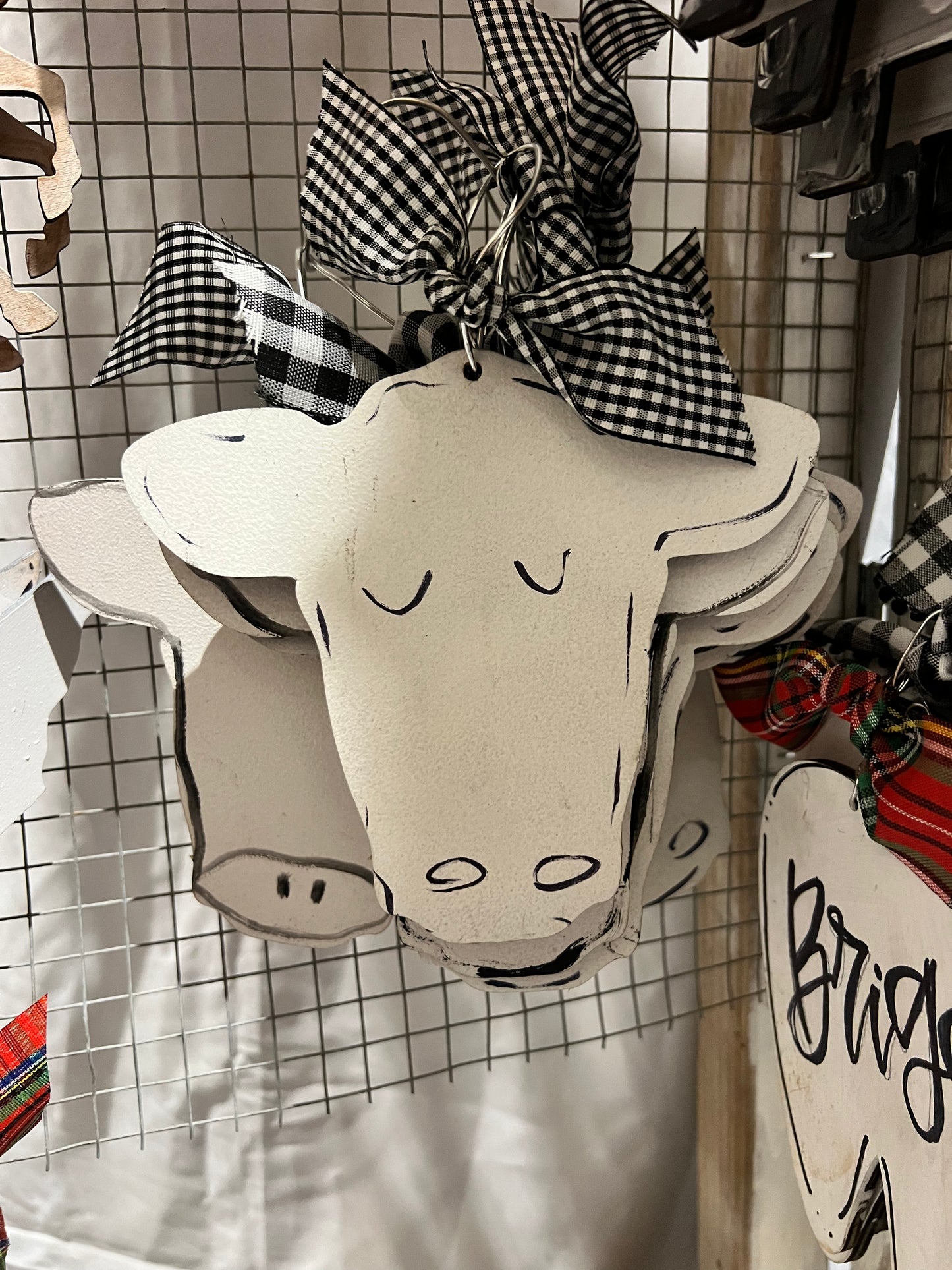 Cow Head Ornament
