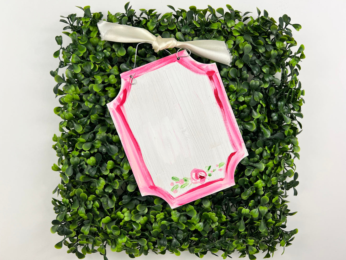 Rectangle Crest Plaque 2 Ornament