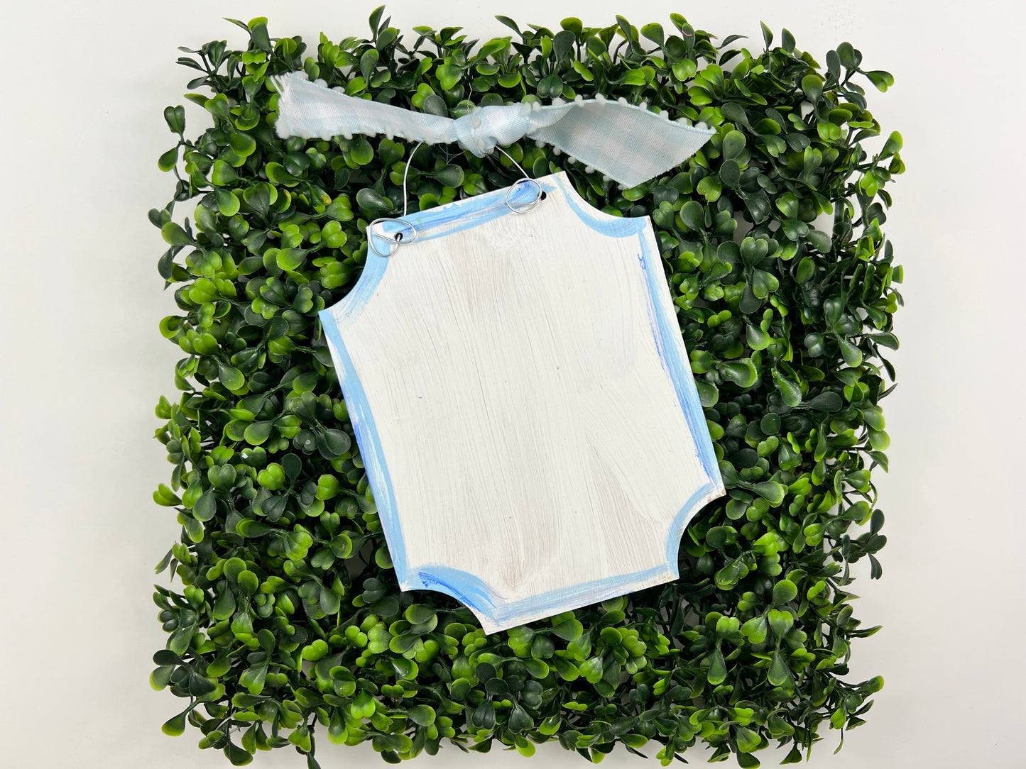 Rectangle Crest Plaque 2 Ornament