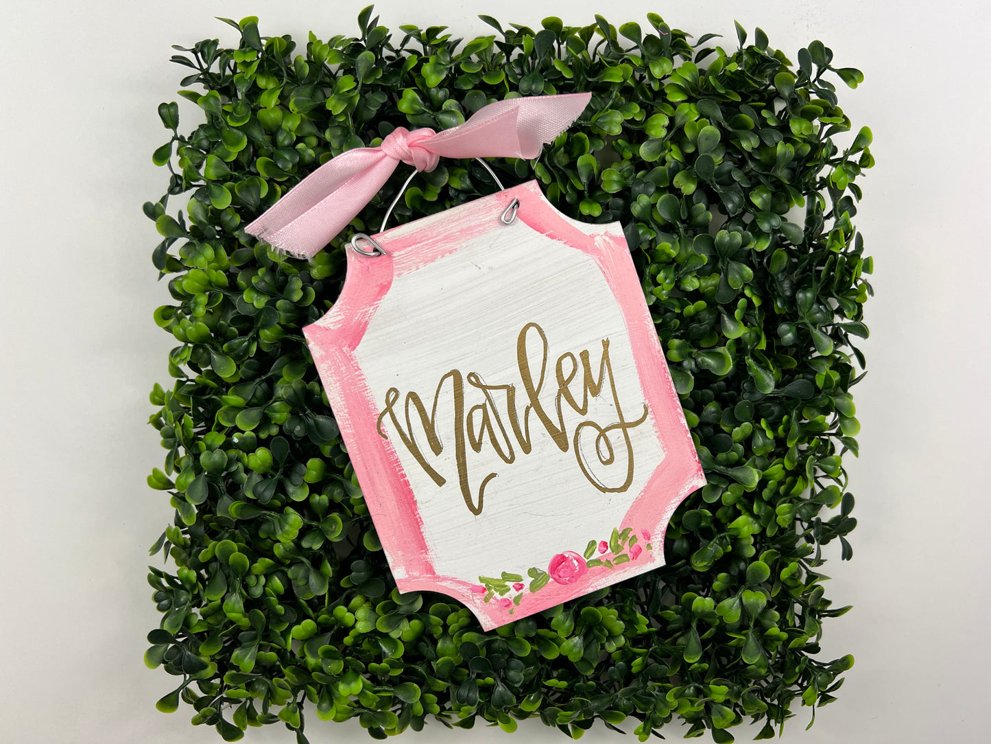 Rectangle Crest Plaque 2 Ornament