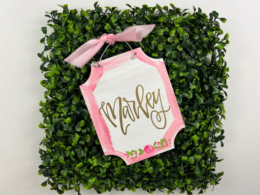 Rectangle Crest Plaque 2 Ornament