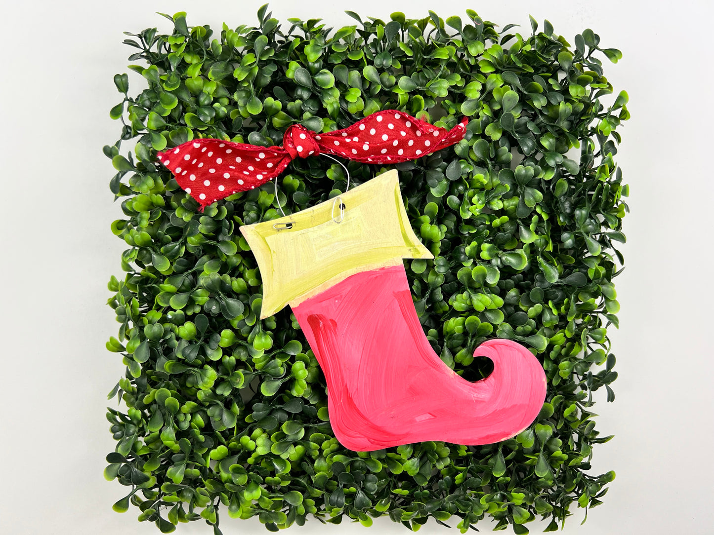 Christmas Stocking (Point) Ornament