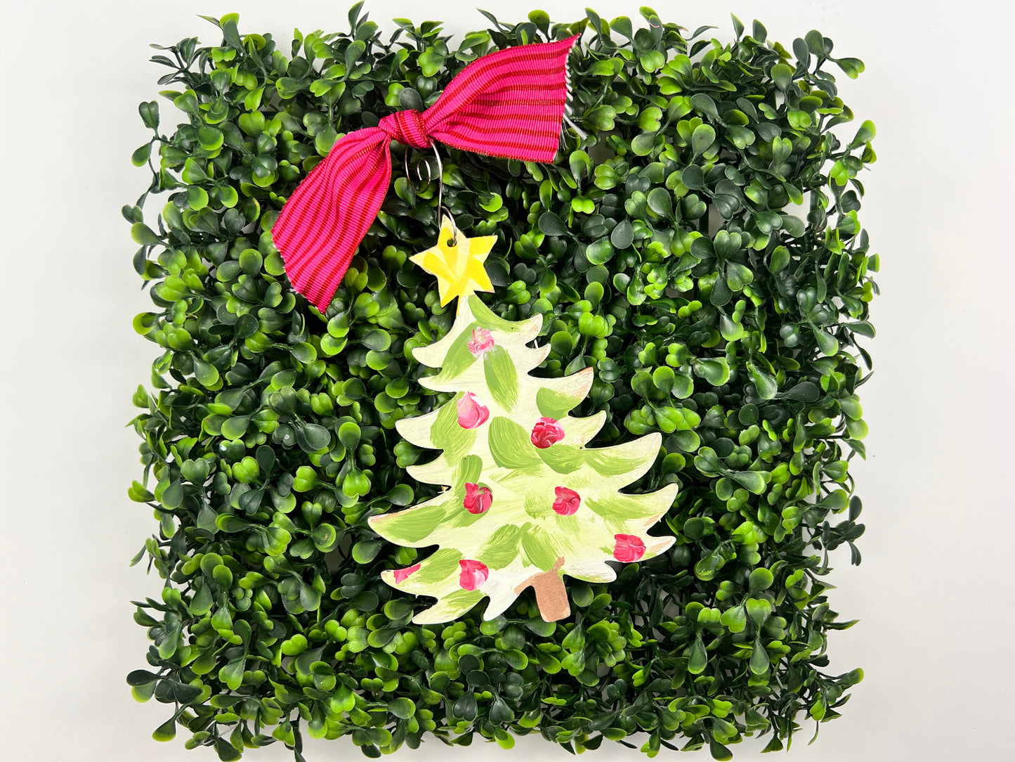 Christmas Tree Gold Star Ornament