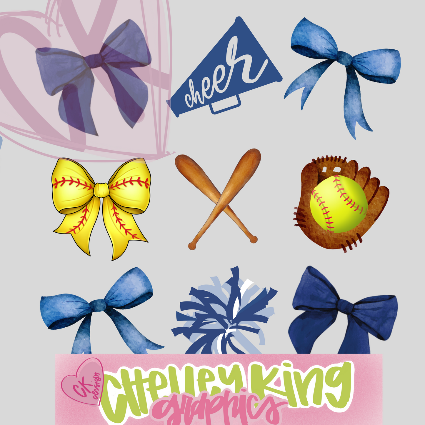 Custom Sports Coquette DTG PNG design