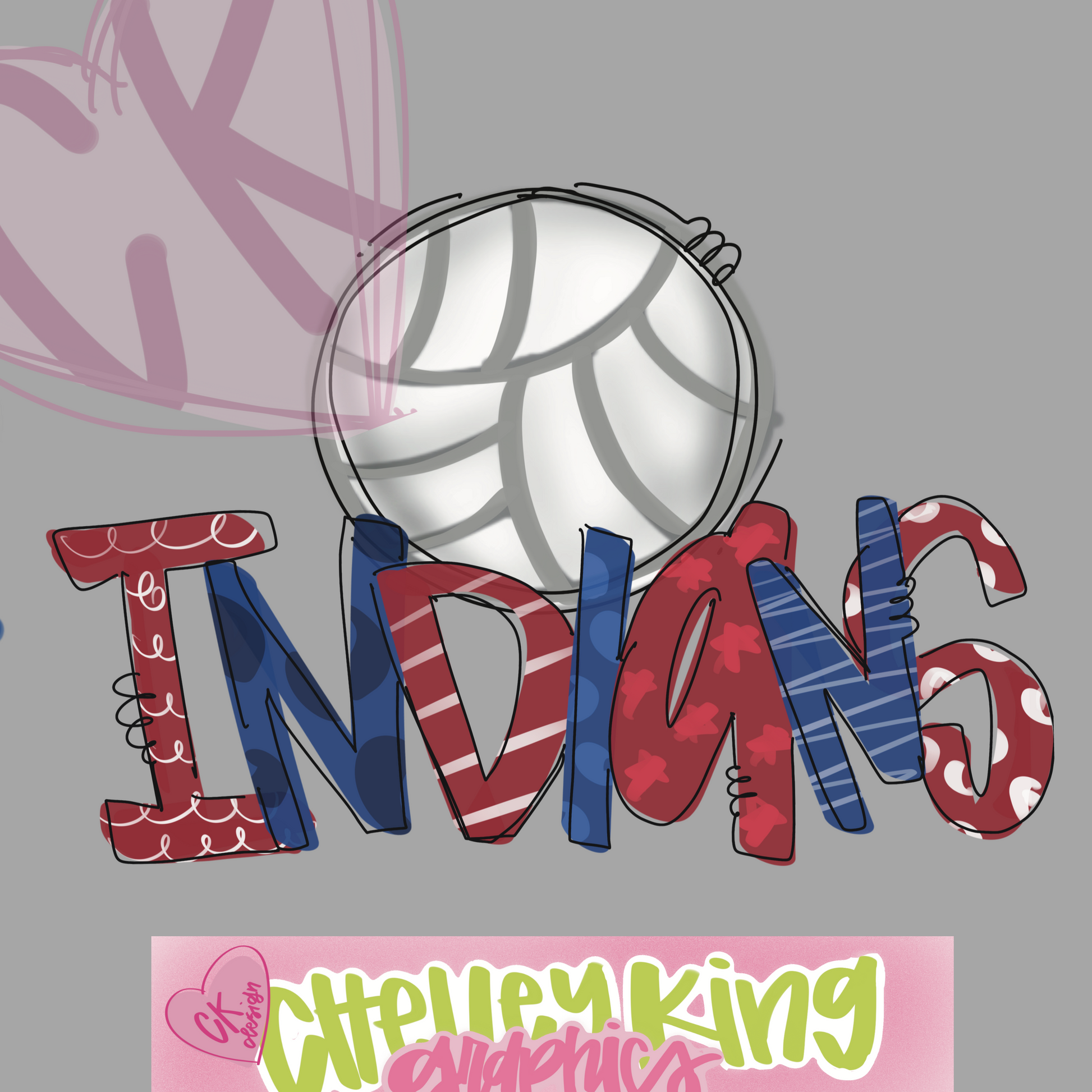 Custom cheer volleyball football baseball basketball soccer lettered word art mascot, school, team or more! dtg png design!:)